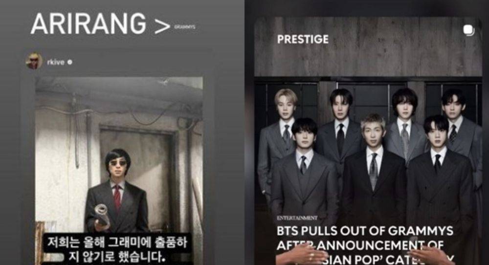 'KPop Demon Hunters' director Maggie Kang and Tablo publicly support BTS after the group decides not to submit music to the Grammys
