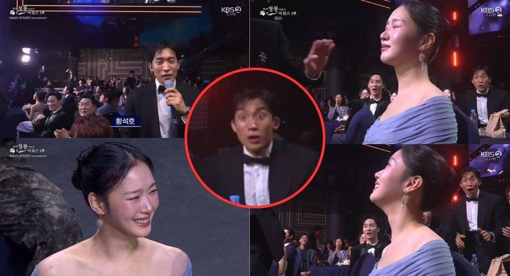 Kim Go Eun’s playful reaction to Lee Sang Yi’s surprise dance and his excited response to her grand prize win show their close friendship