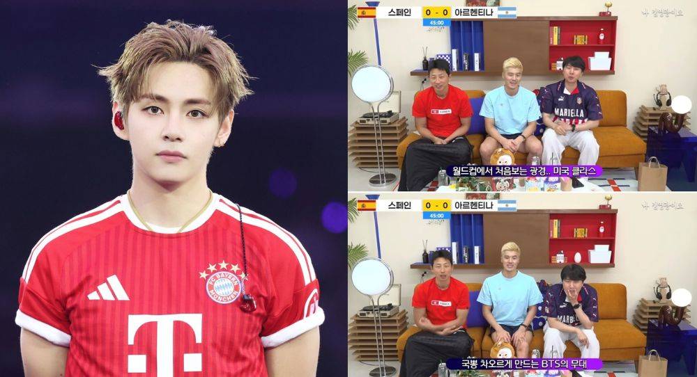 Former goalkeeper Kim Young Kwang says BTS’s V looked unbelievably handsome in person and personally greeted him first by calling him “Young Kwang hyung”