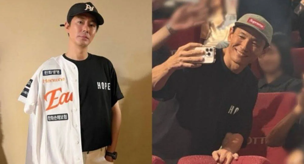 Jo In Sung shows his Hanwha Eagles pride while Hwang Jung Min smiles brightly as ‘Hope’ cast meets fans in Daejeon after passing 4.36 million moviegoers