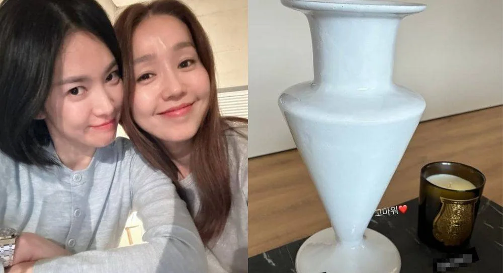Song Hye Kyo surprises Fin.K.L’s Lee Jin with luxury vase gift worth up to 1 million won as their longtime friendship draws attention