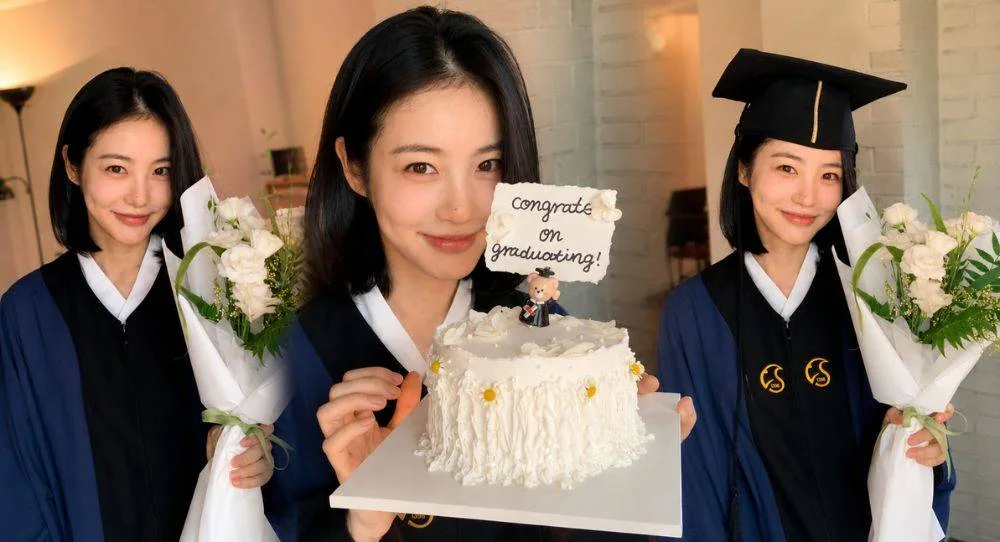 Shin Ye Eun celebrates finally graduating from Sungkyunkwan University after 10 years and jokes about her long journey