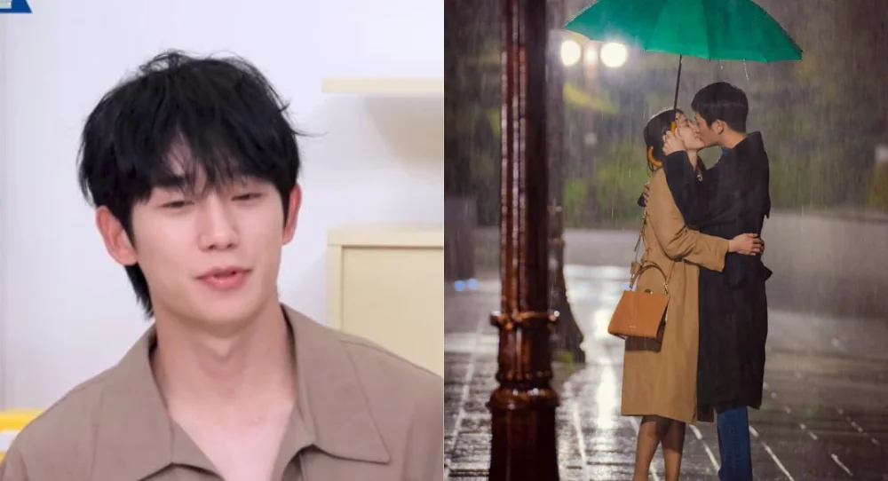 Jung Hae In reveals he actually drank alcohol before filming his famous kiss scene with Son Ye Jin in Something in the Rain