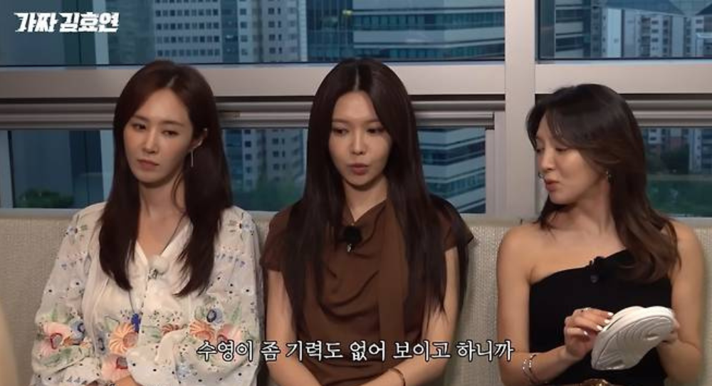 Hyoyeon worries about Sooyoung after noticing she looks low on energy and gives her a health gift ahead of HyoRiSoo’s debut
