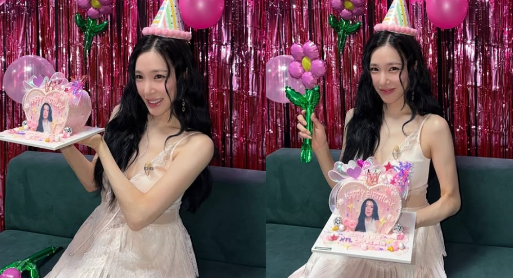 Girls’ Generation’s Tiffany celebrates her first birthday after registering her marriage to Byun Yo Han and shares photos from the special event