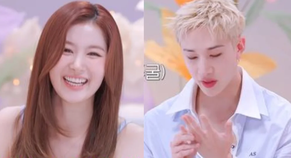 TWICE’s Sana playfully calls out Stray Kids’ Bang Chan for showing too much skin on stage