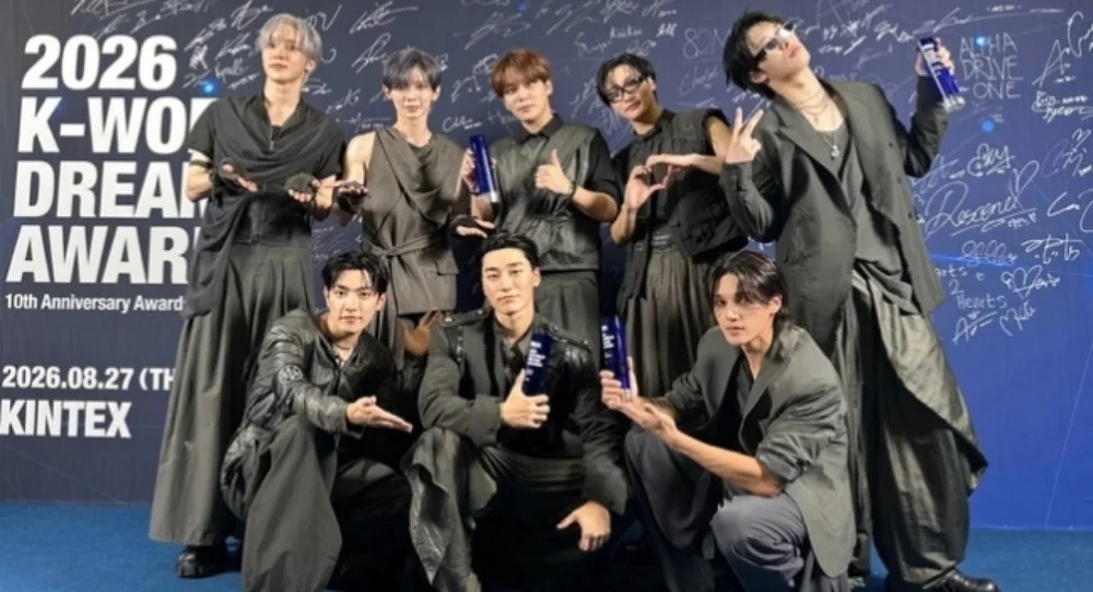 ATEEZ wins 4 awards including grand prize at the 2026 K World Dream Awards
