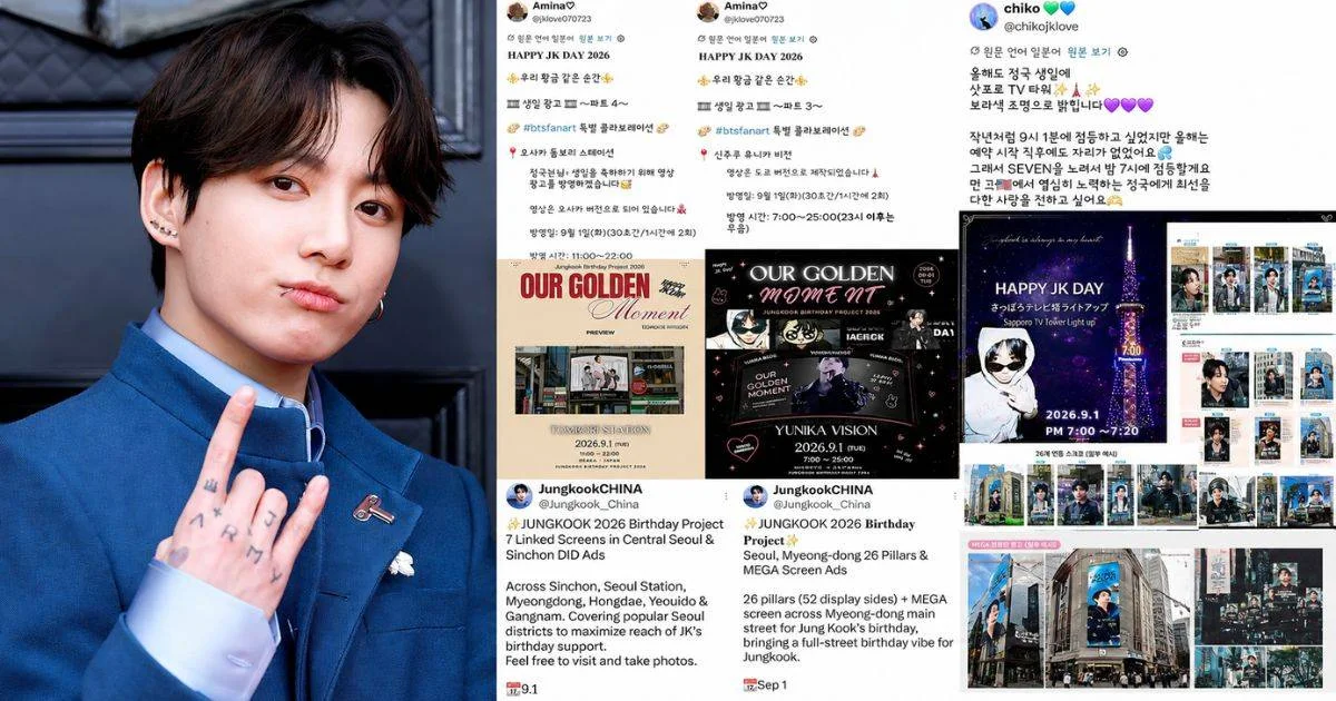 BTS Jungkook’s birthday sparks massive fan projects from Seoul to Los Angeles and Japan