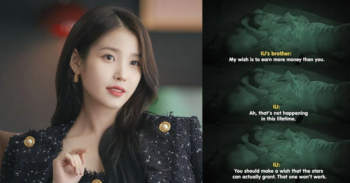 IU hilariously shuts down her younger brother’s wish to earn more money than her