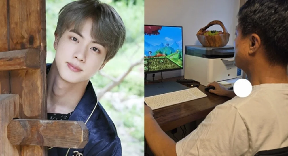 BTS’s Jin spends Chuseok teaching his father how to play "MapleStory"