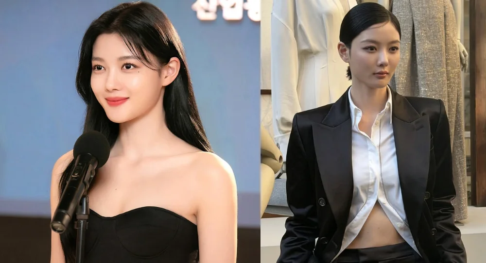 Kim Yoo Jung surprises fans with toned abs in sleek all-black suit in Milan