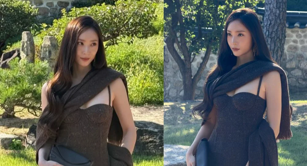 Krystal has fans doing a double take with sister Jessica in elegant fitted dress