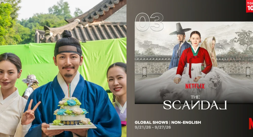 Son Ye Jin, Ji Chang Wook and Nana’s "The Scandal" jumps to No. 3 globally on Netflix