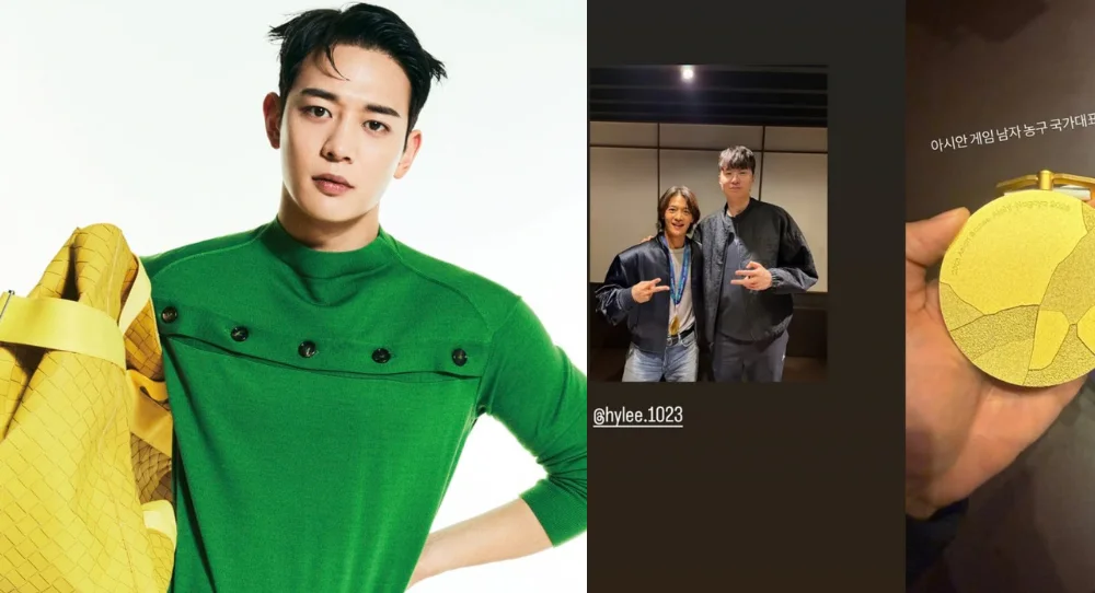SHINee’s Minho proudly wears Asian Games gold medal and calls Lee Hyun Joong the “GOAT”
