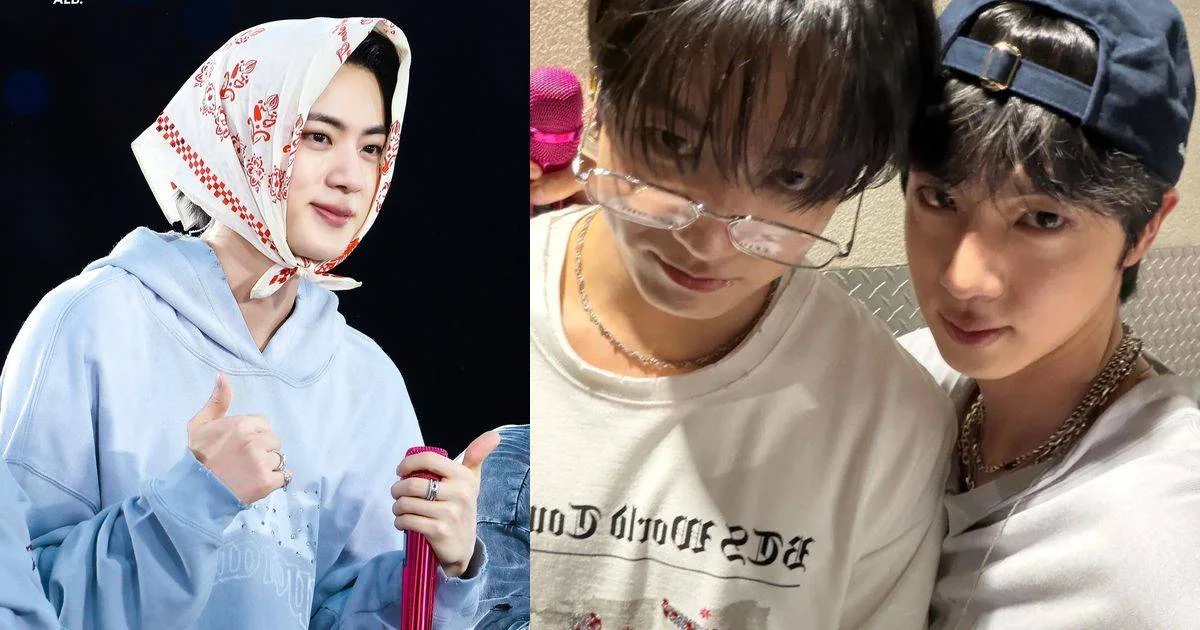 BTS’s Jin melts fans with sweet birthday message and new two-shot photo with Jungkook