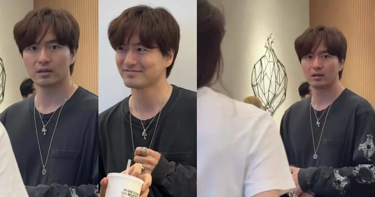 Lee Jin Wook spotted in Gangnam wearing a Chrome Hearts outfit reportedly worth over 10 million won