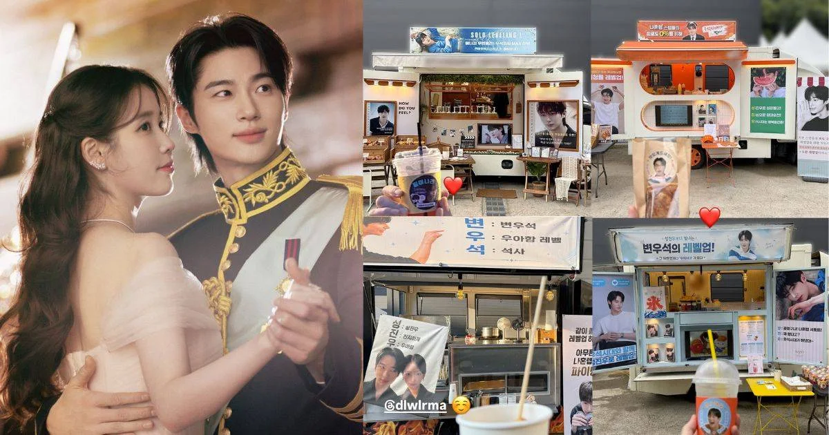IU sends sweet support truck to Byeon Woo Seok as he films Netflix’s 'Solo Leveling' with Han So Hee