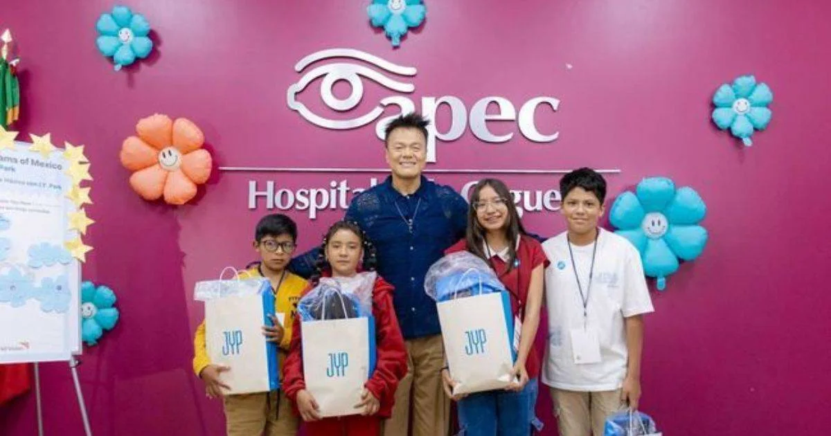 JYP and J.Y. Park’s donation for children in Mexico draws attention from major local media