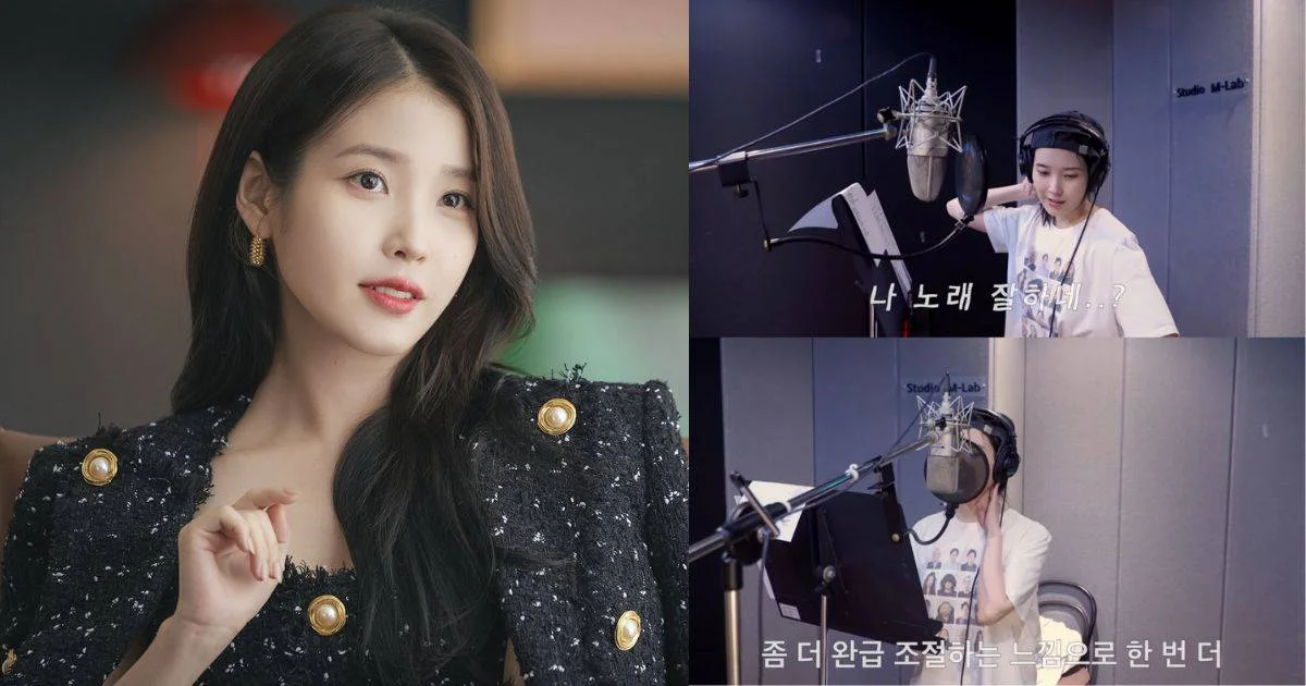 IU reveals how many times she rerecords songs while chasing tiny details in the studio