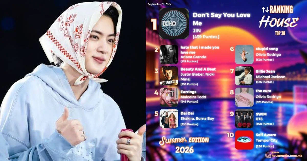 BTS Jin takes No. 1 on Mexico’s summer chart for the second year in a row