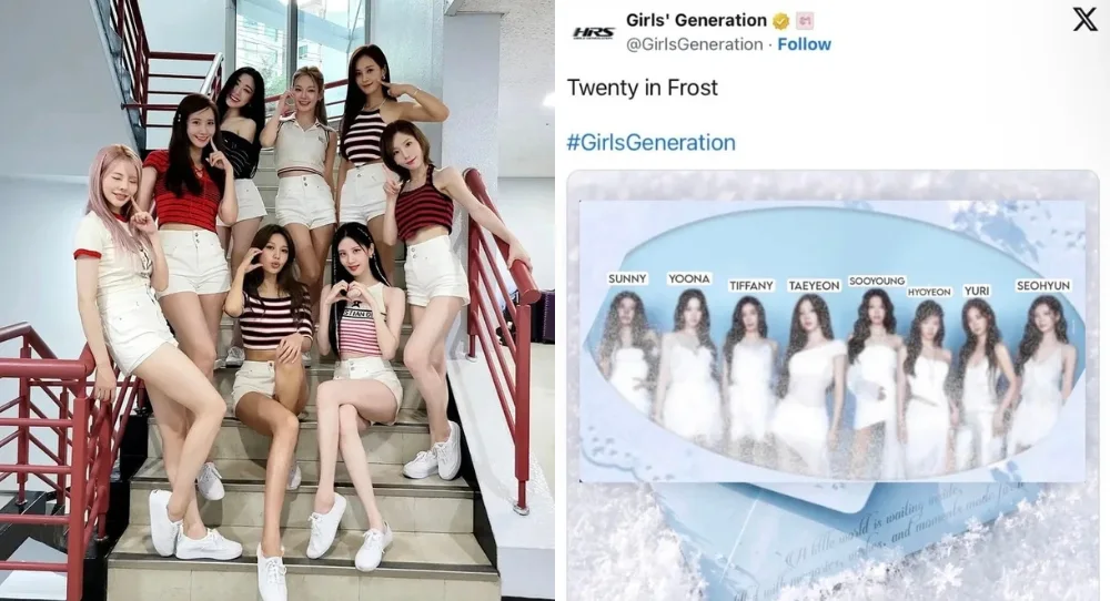 Girls’ Generation reunites as all eight members for new season’s greetings ahead of 20th anniversary