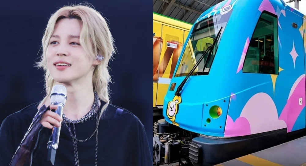 Peru Metro Line 1 transforms train into special BTS Jimin birthday tribute