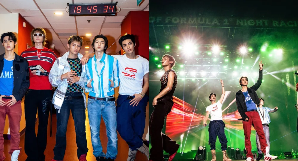CORTIS performs for 60,000 fans at Singapore F1 Grand Prix main stage
