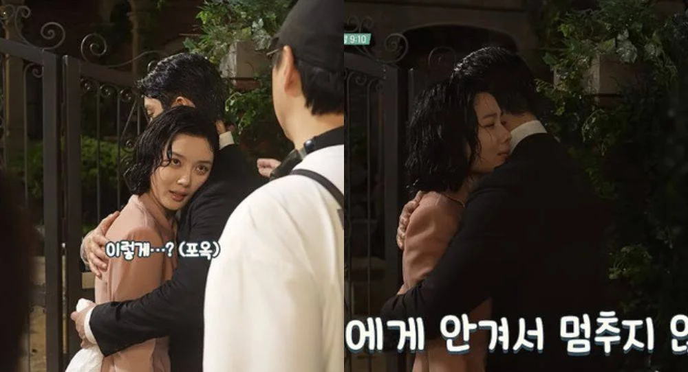 Kim Yoo Jung continues crying after filming ends as Park Jin Young comforts her on '100 Days of Deception' set
