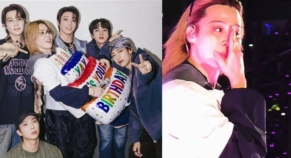 BTS’s Jimin gets emotional as members surprise him with birthday celebration onstage in Chile