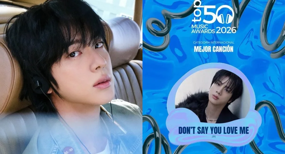 BTS’s Jin sweeps five awards in Spain with Echo and Don’t Say You Love Me